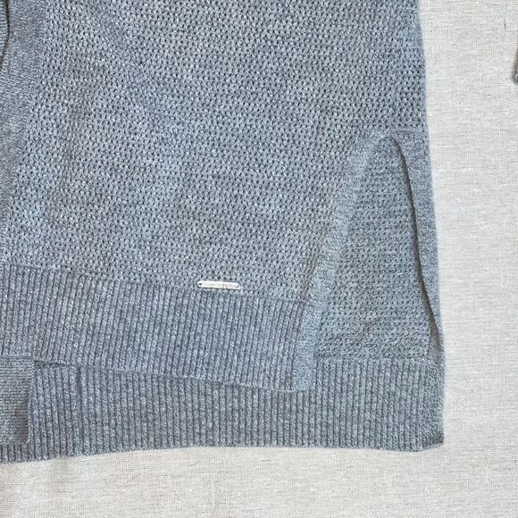 Abercrombie & Fitch | Gray Open Front Longline Cardigan | Medium - Picture 6 of 11